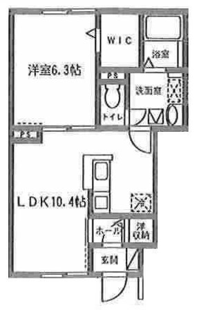 コンフォートグレイスＣの物件間取画像